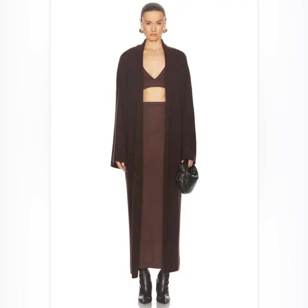 Elegant Brown Women's Cardigan